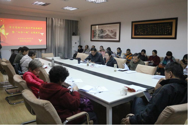 【两学一做】学院党委集中学习党的十八届六中全会精神